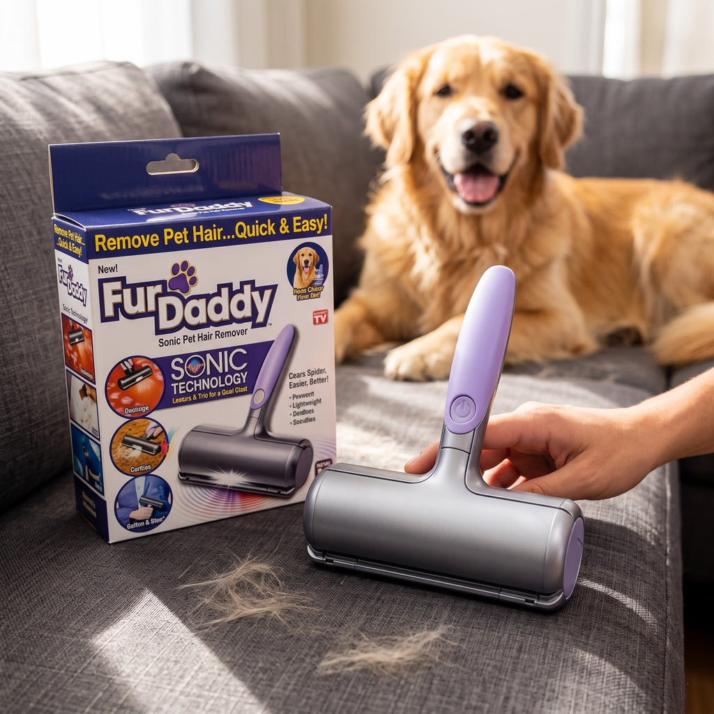 Rodillo Quita Pelos con Luz LED – Limpieza Precisa para Dueños de Mascotas
