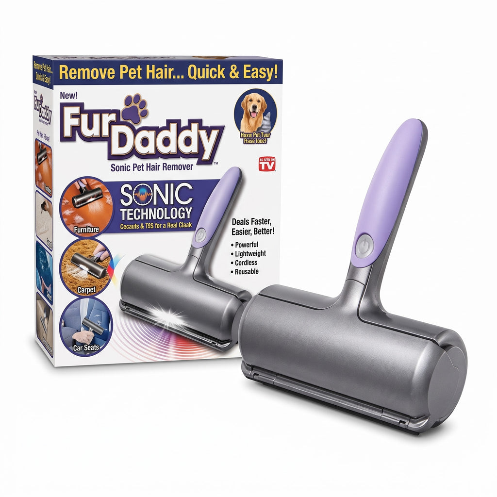 Rodillo Quita Pelos con Luz LED – Limpieza Precisa para Dueños de Mascotas