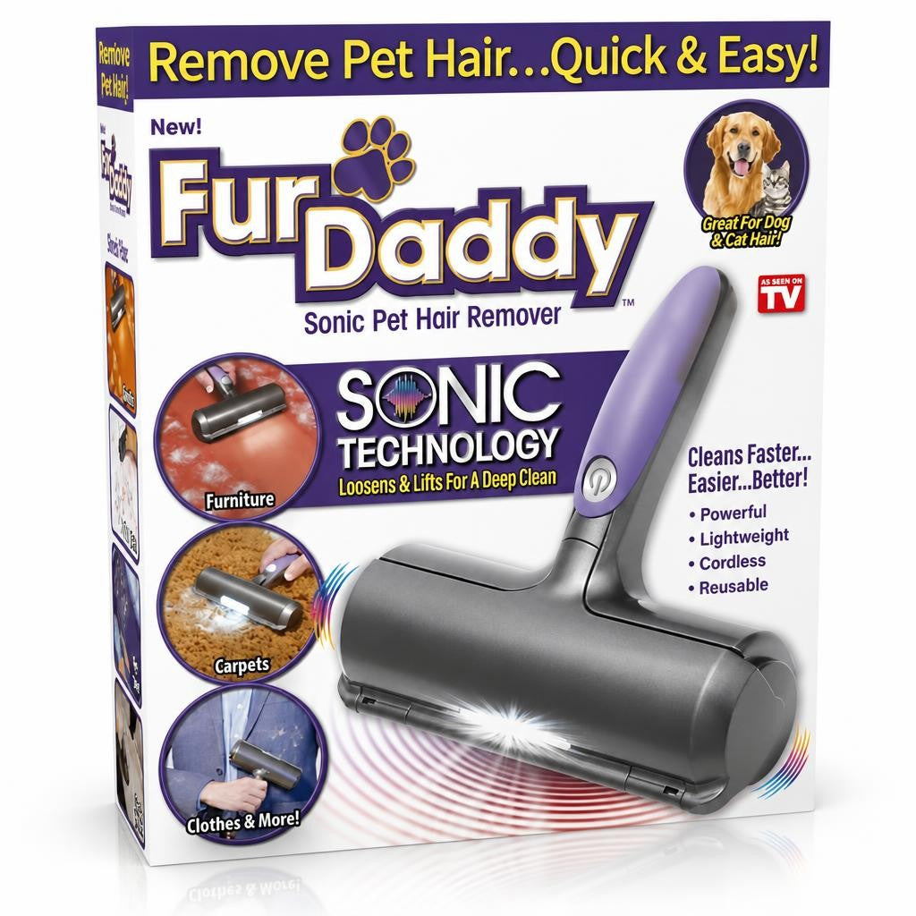 Rodillo Quita Pelos con Luz LED – Limpieza Precisa para Dueños de Mascotas